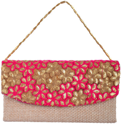 

Arisha Kreation Co Party Pink Clutch