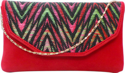 

Bhamini Casual Red Clutch