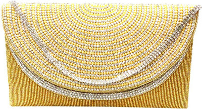 

Bhamini Party Gold Clutch