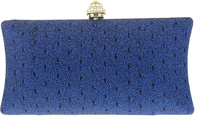 

The Ethnic Wears Party Blue Clutch