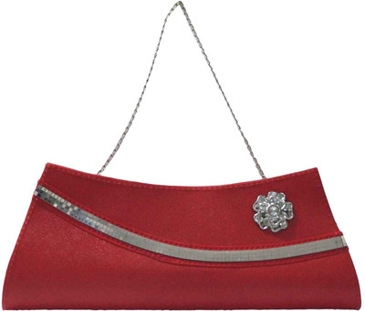 

Prajo Casual, Party Maroon Clutch