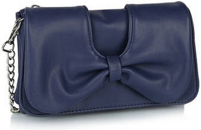 

Butterflies Casual Blue Clutch