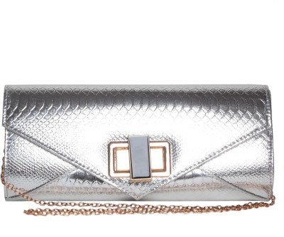 

Reedra Party Silver Clutch