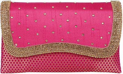 

Bagaholics Casual Pink Clutch