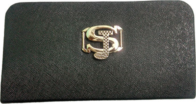 

JiffyZop Casual Black Clutch