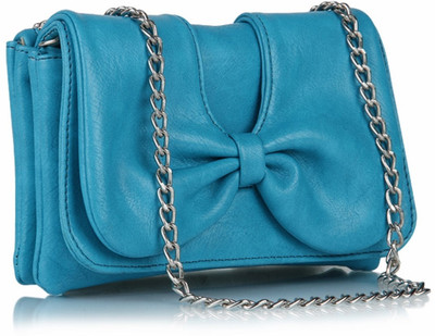 

Butterflies Casual Blue Clutch