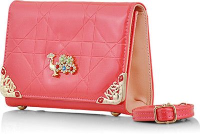 

Eyeslanguage Party Pink Clutch