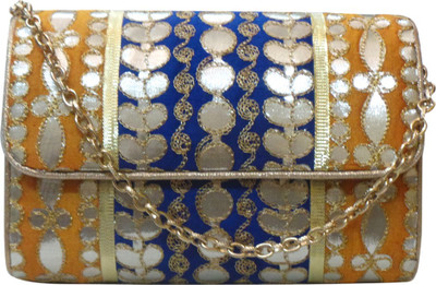 

Bhamini Party Blue Clutch