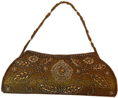 Navaksha Party Gold Clutch