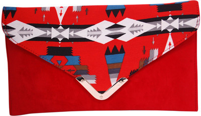 Womaniya Party Red Clutch