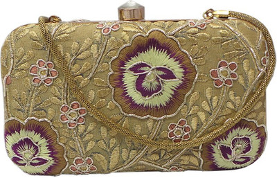 

Bhamini Party Gold Clutch