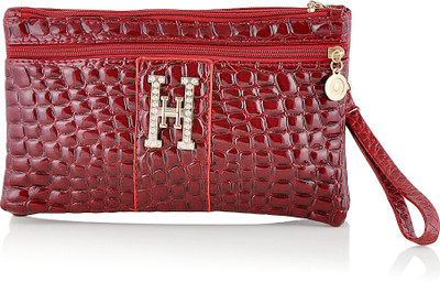 

Eyeslanguage Casual Red Clutch