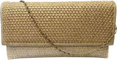 

Bhamini Party Gold Clutch