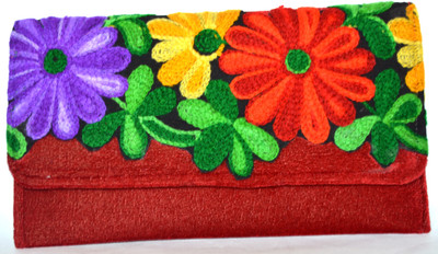

TRENDZ MART GLOBAL Casual Maroon Clutch