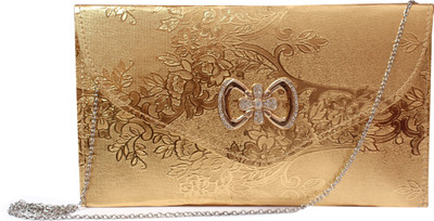 

Jars Collections Party Gold Clutch