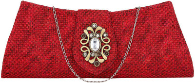 

Brazeal studio Party Red Clutch