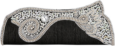 

PASHAN KALA Party Black Clutch