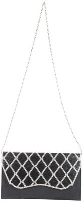 

Reedra Party Black Clutch