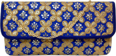 

Bhamini Party Blue Clutch