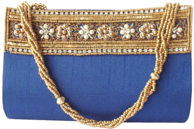 

Moksh Party Blue Clutch