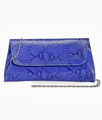 

Calvino Party Blue Clutch
