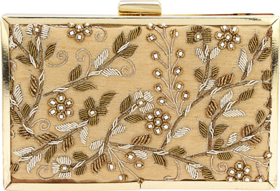 

D'oro Party Gold Clutch