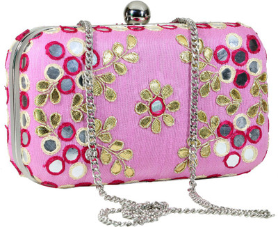 

Sadaf Party Pink Clutch