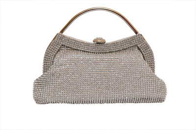 

Tanishka Exports Casual Silver Clutch