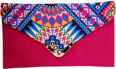 

Womaniya Casual Pink Clutch