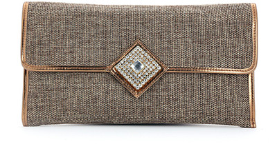 

Elligator Party Grey Clutch