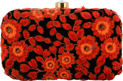 

Tooba Handicraft Party Multicolor Clutch