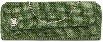 

Kraftrush Casual Green Clutch