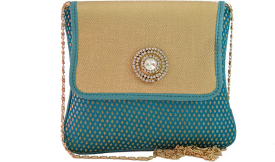 

Mahadev Exports Casual Blue Clutch