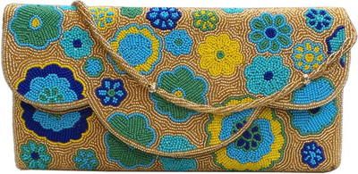 

Bhamini Party Gold Clutch
