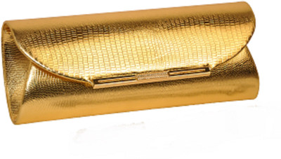 

KVM Casual Gold Clutch