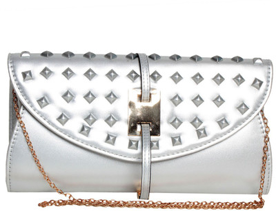 

Reedra Party Silver Clutch
