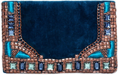 

Diwaah Casual Blue Clutch