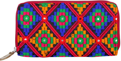 

Rajrang Casual Orange Clutch