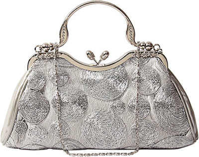 

Zoricane Party Silver Clutch