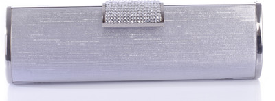

Peaubella Party Silver Clutch