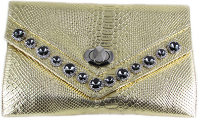 

Dolls N Queens Party Gold Clutch