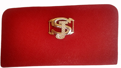 

JiffyZop Casual Red Clutch