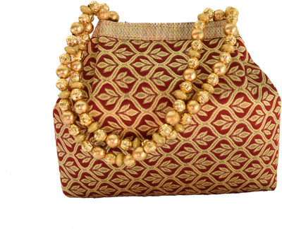 

Mahadev Exports Party Maroon Clutch