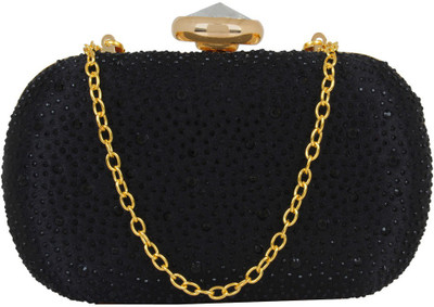 

PamperVille Party Black Clutch