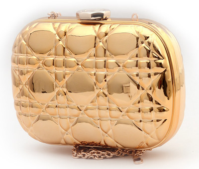 

Fashnopolism Party Gold Clutch