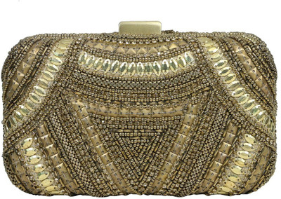 

Sadaf Party Gold Clutch