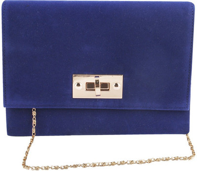 

The Purple Sack Formal Blue Clutch
