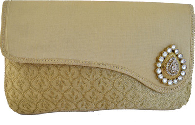 

Mahadev Exports Casual Gold Clutch