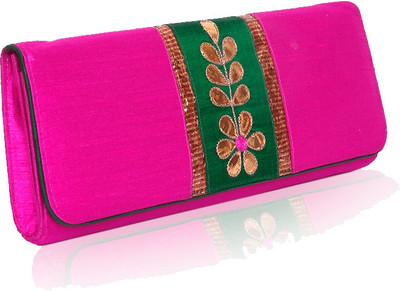 

Sparkle Street Party Pink, Green, Gold Clutch, Gold;green;pink