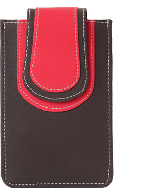 Style Syde Casual Brown, Red Clutch